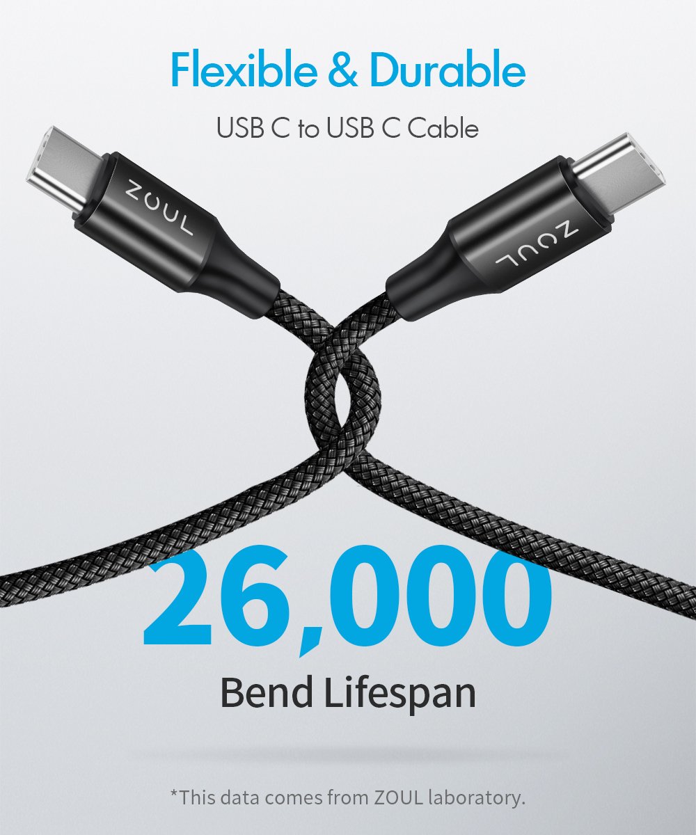 2m USB C Charging Cable Durable Cord 60W - USB-C Cables