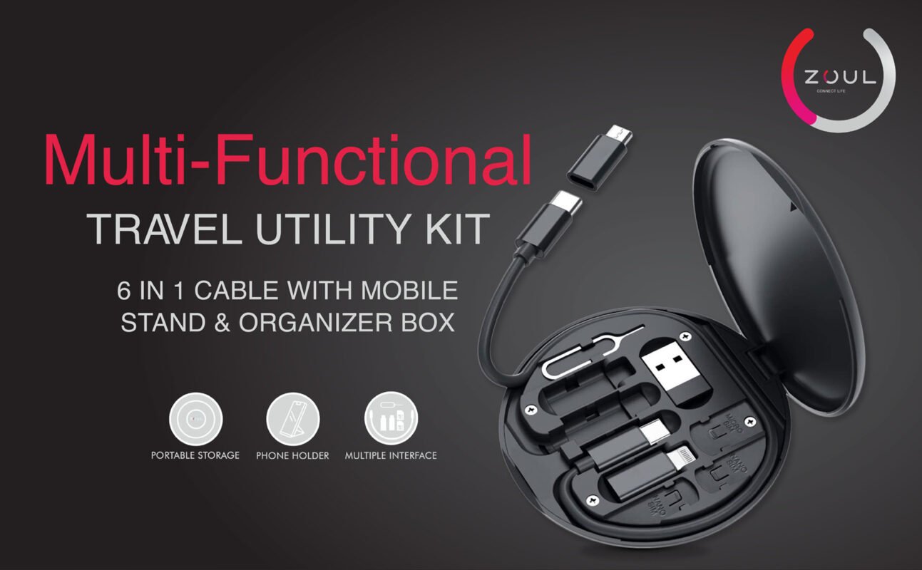 travel cable set travel cable travel cable kit travel cable set with Type C Lightning Miro USB Port